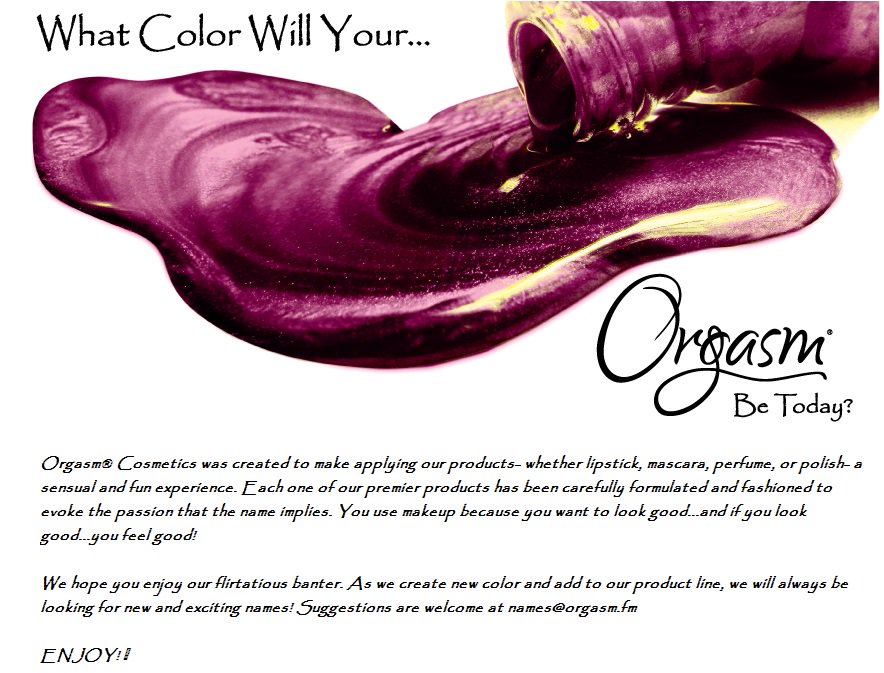 Orgasm_Cosmtcs's tweet image. 