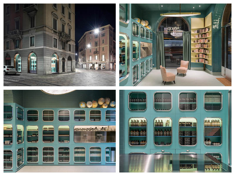 FOURIV_London's tweet photo. Dimorestudio have just revealed their design for Aesop's second ever Milan store. #dimorestudio #aesop #retaildesign https://t.co/uJPb0w02a6