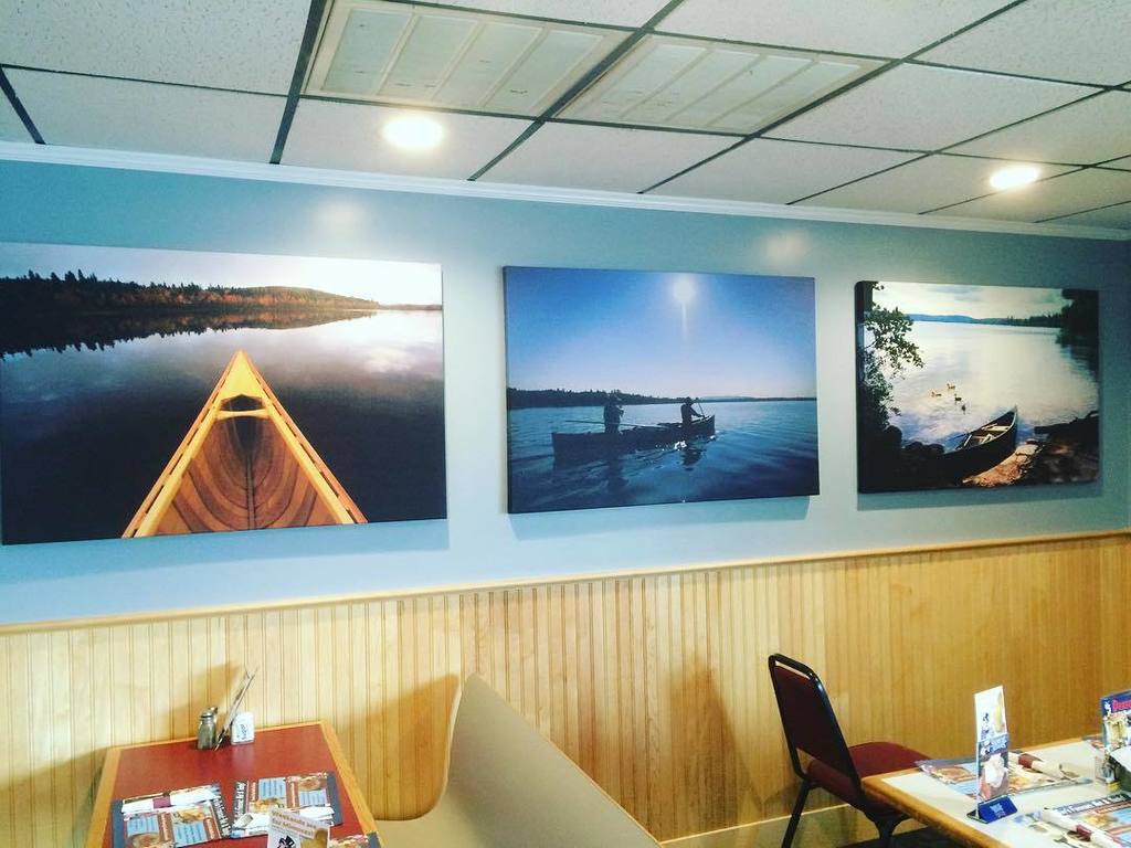 govsrestaurant's tweet photo. New artwork going up at Govs Old Town #canoecity https://t.co/bKvJMrCFqz