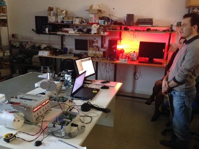 bluewind_srl's tweet photo. Lorella and Fulvio(@LinearTech) at @bluewind_srl Labs.
Testing power plant new #IoT sensors using Dust #SmartmeshIP https://t.co/45zmxutFmj