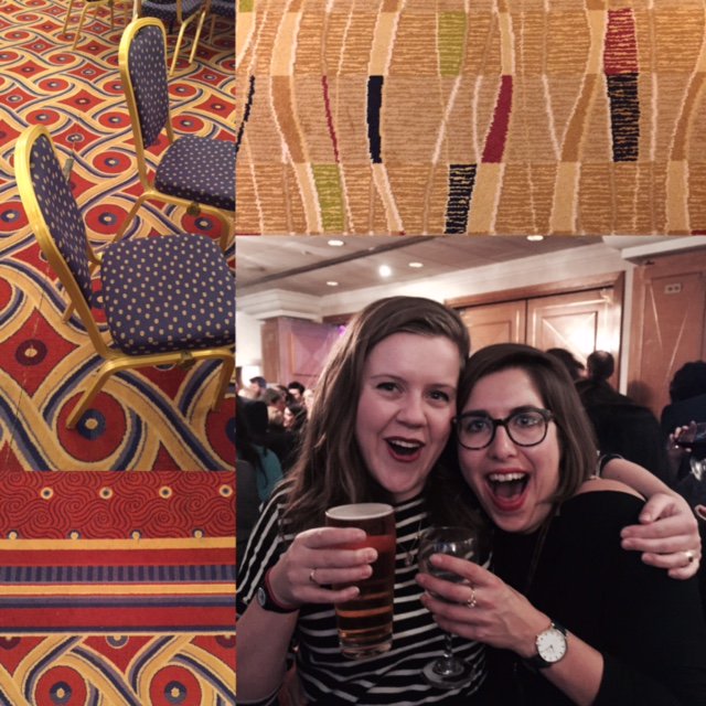 ChattoBooks's tweet photo. Recovering from the excitements of #PRHUK2016 today. Minds blown by trippy carpeting and so many amazing authors! https://t.co/OFMAECtEf6