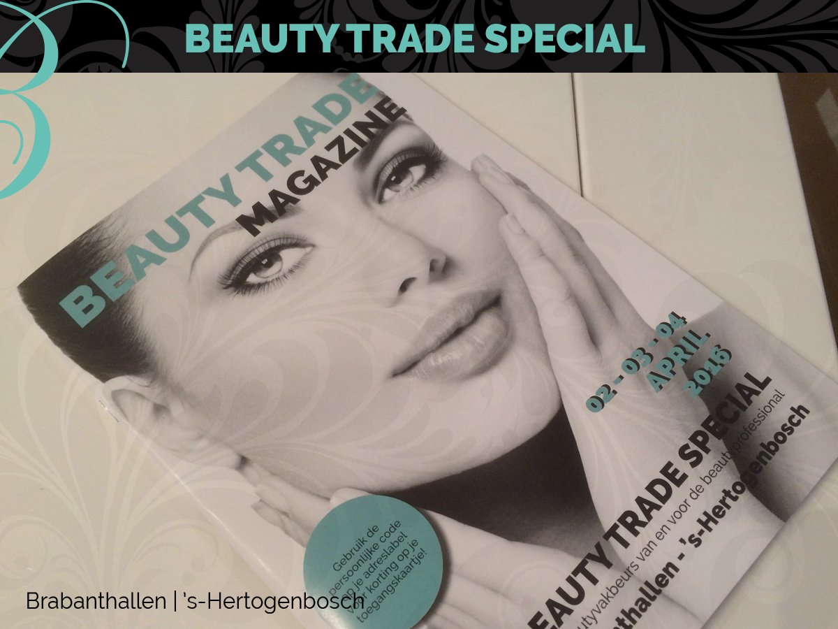 Misschien al aangetroffen op de deurmat deze week.. Beauty Trade Magazine! Let op: KORTINGSCODE BIJGEVOEGD!