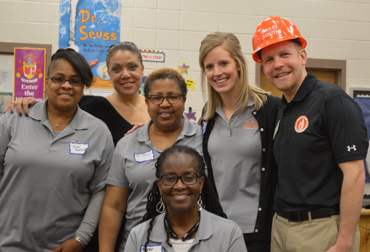 GasSouth's tweet photo. Volunteers had a great time @HeritageAPS's Career Day! We talked about how education connects to career choices. https://t.co/uQwsRGMmOt