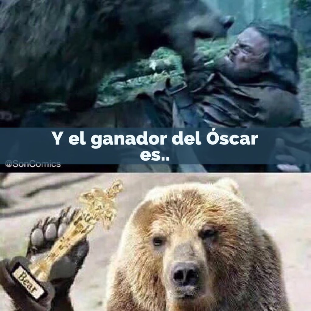 Daanycalvario's tweet photo. Jajajajaja .... #UnOscarParaLeo https://t.co/e82WCwLzMy