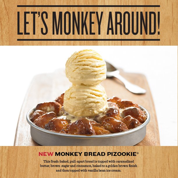 bjsrestaurants's tweet photo. Our newest seasonal pizookie! See this weekend! ;) https://t.co/hsQFPYQsxK