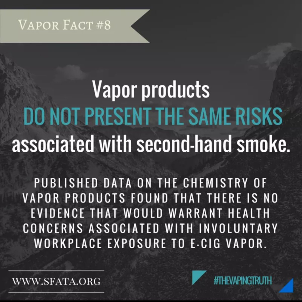 freecigs's tweet photo. Vapor Fact #8 | #VapingSavedMyLife | #VapingKnowledge | #TheVapingTruth | #VapingTruth | #SaveVaping | #FreeCigs | https://t.co/NjF69criVa