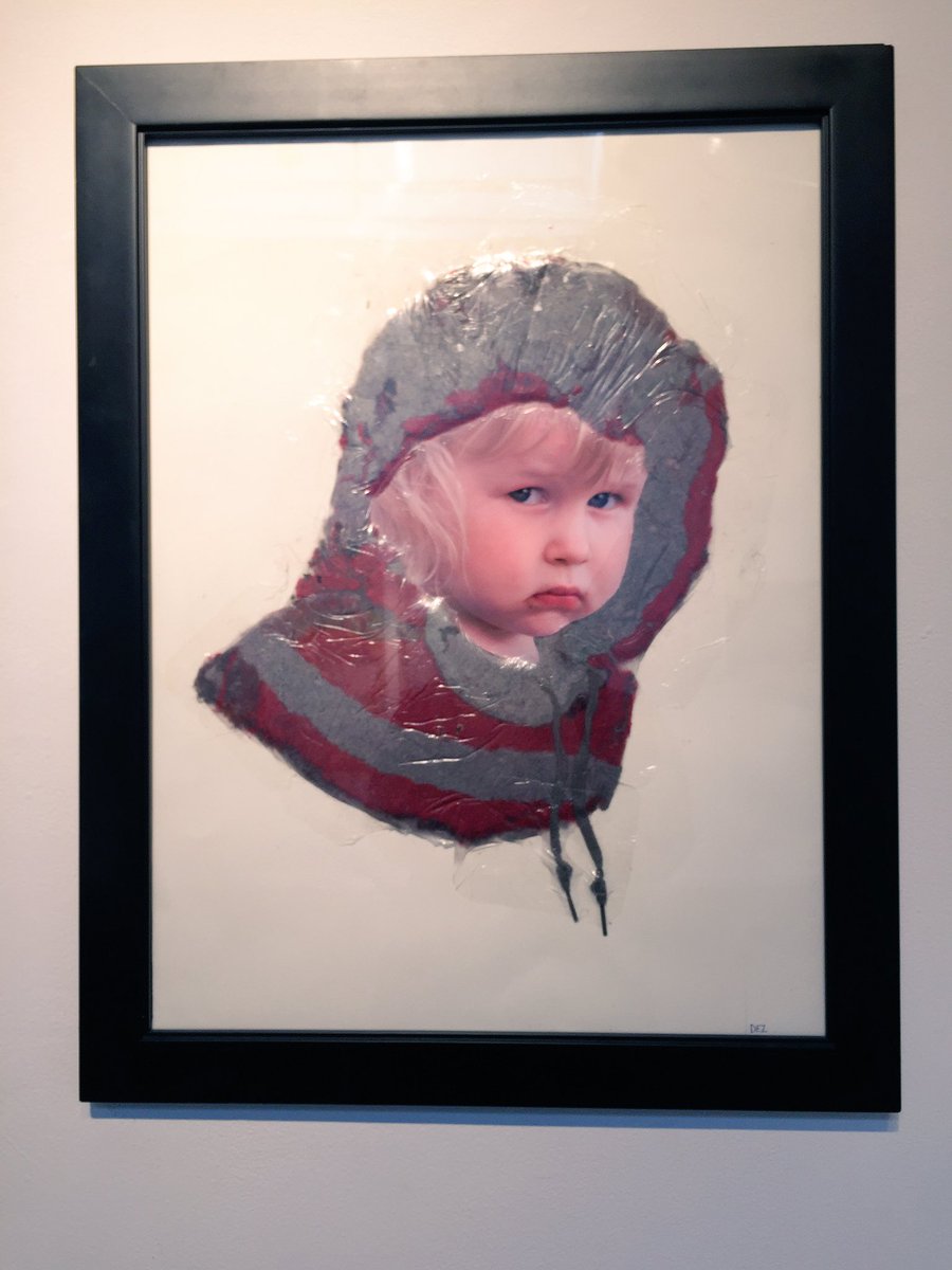 mintatl's tweet image. "I Am The Mess I Make" by artist Desire Hough. Aren't we all? #truth Now On View #mintatl #m3juried #mess