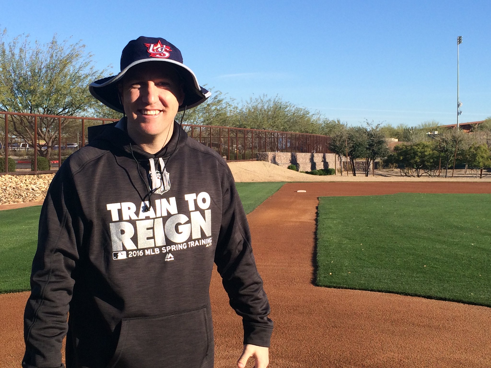 usa baseball bucket hat