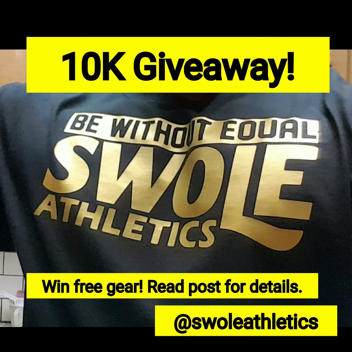 SwoleAthletics's tweet photo. Check out our instagram @swoleathletics for details on how to win! Free gear from https://t.co/7AAMQSwx7H. Like/RT! https://t.co/3NUHq21JHJ