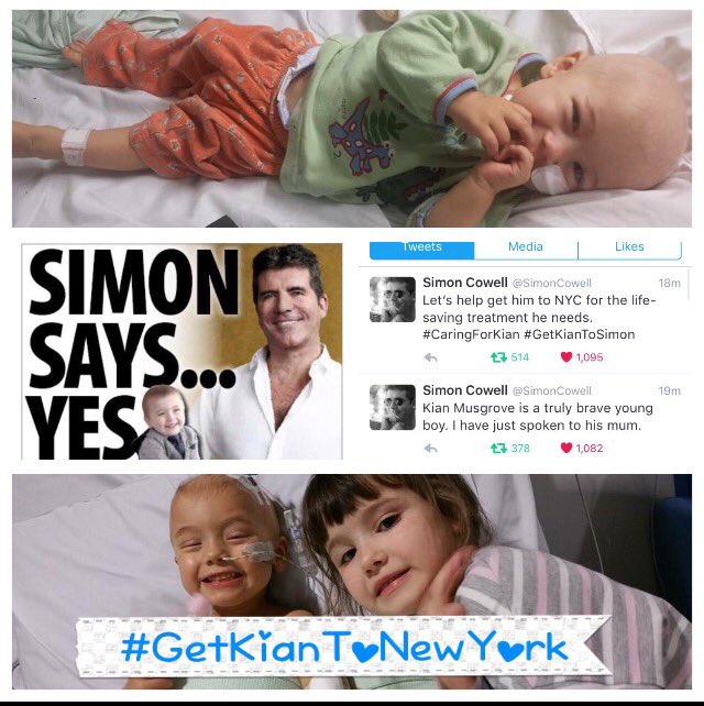 donnamwhitfield's tweet photo. #simonsaidyes can @richardbranson help kian get the treatment he needs #GetKianToNewYork #getkiantorichard https://t.co/nLu4glErze