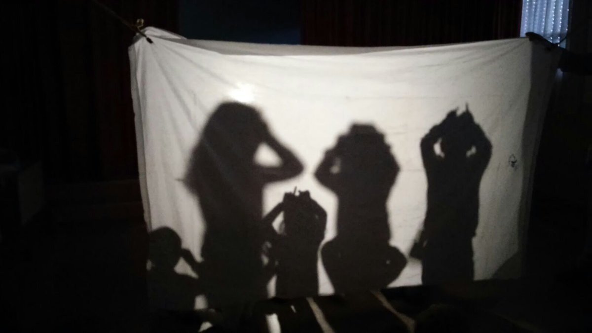 AMPALOSALMENDRO's tweet photo. @PlatVicalvaro Teatro de sombras de nuestros peques de Ed.Infantil #EligeLosAlmendros #MatriculateEnLaEscuelaPública https://t.co/0rJnhRcTFQ