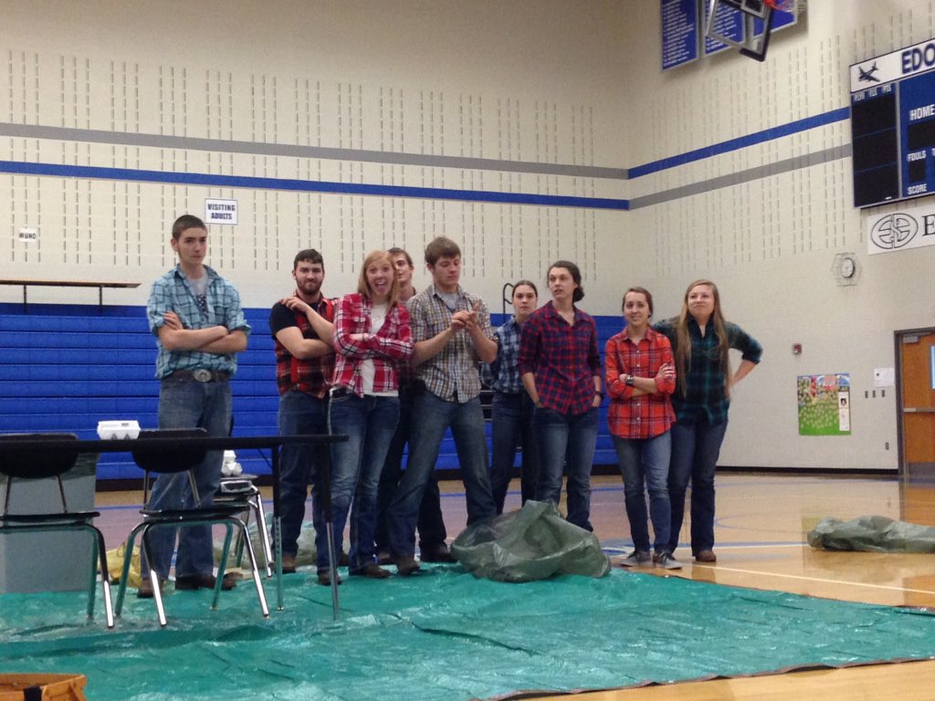 edonnwffa's tweet photo. Great job officers (&amp; Choach) on an "agcellent" FFA Week!  #ffaweek2016 #ffaproud #agolympics https://t.co/5yZ3omUcIa