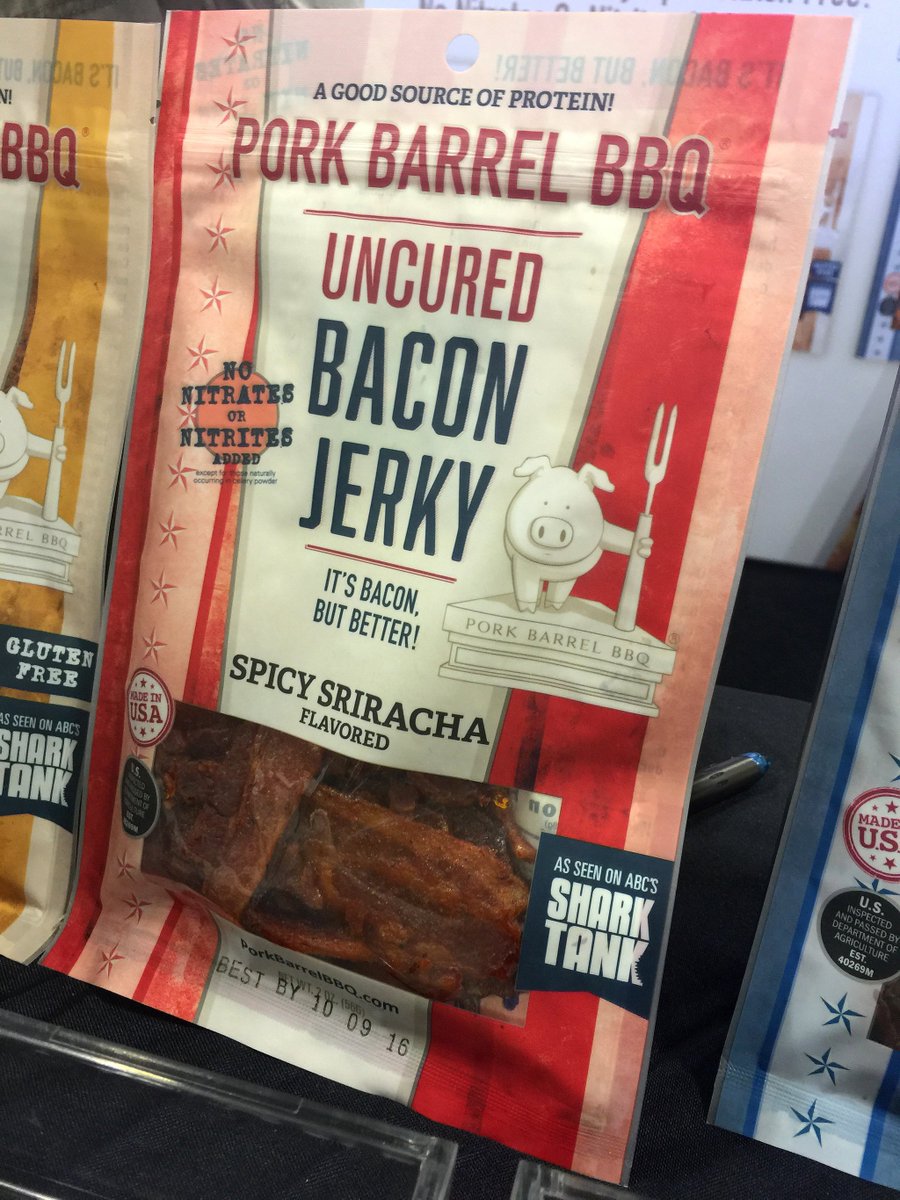 porkbarrelbbq's tweet photo. @BallParkBrand how does Spicy Sriracha #Bacon Jerky wrapped #HoDogs sound to you? https://t.co/1ri7wzPxVs
