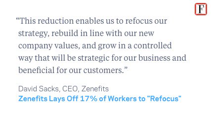 .@Zenefits to layoff 17% of workforce amidst scandals https://t.co/HIu5KoQFu8 https://t.co/zsIiWigkbF