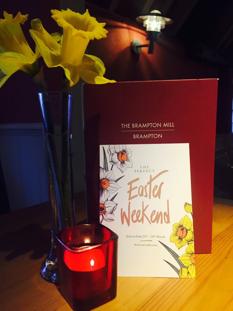 We are ready, are you?#Easter #TheBramptonMill