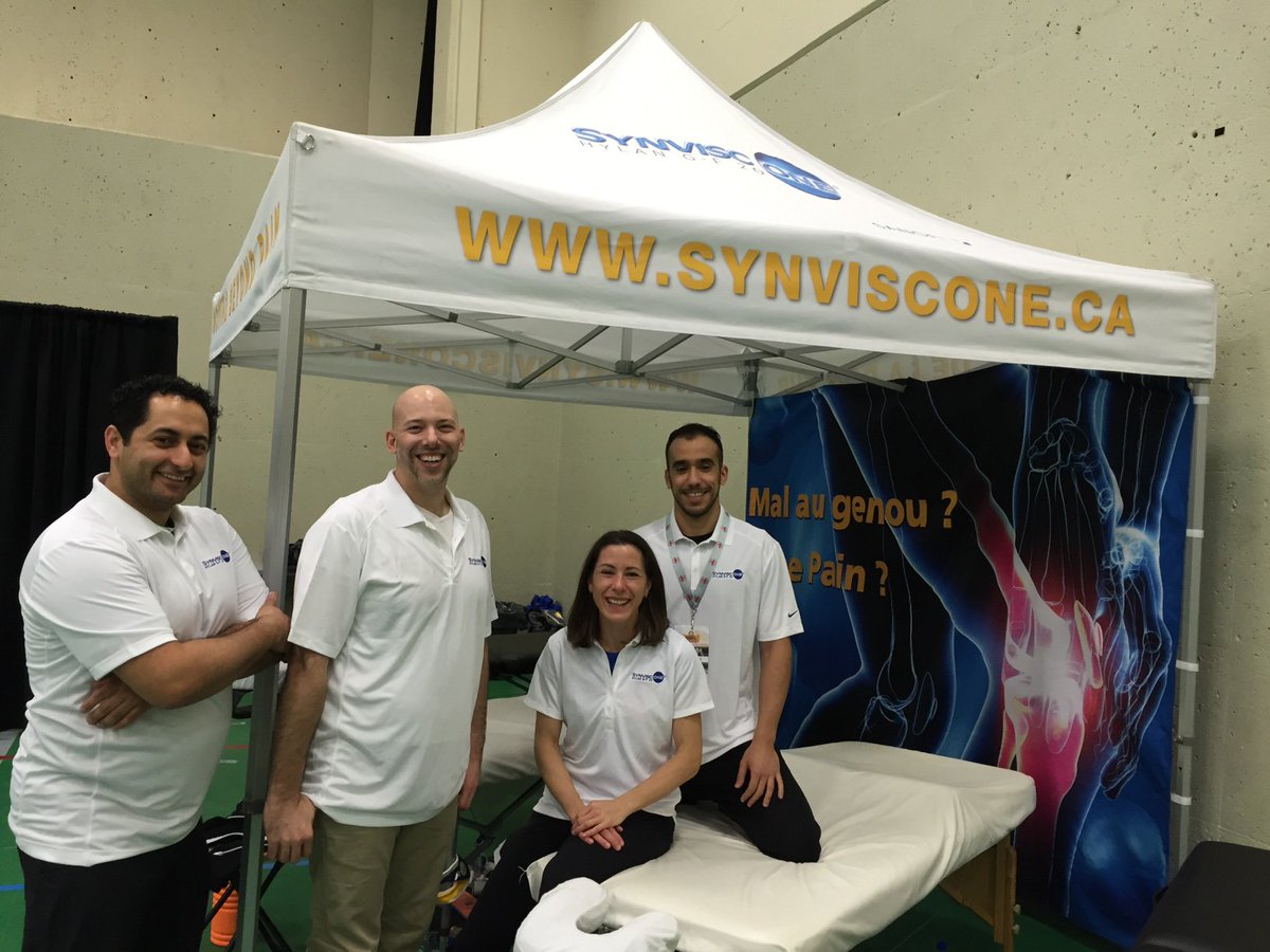SanofiCanada's tweet photo. The #SynviscOne team and @brunysurin were at the Hershey Indoor Canadian Athletics Championship last weekend! https://t.co/Gkv7U9zHKU