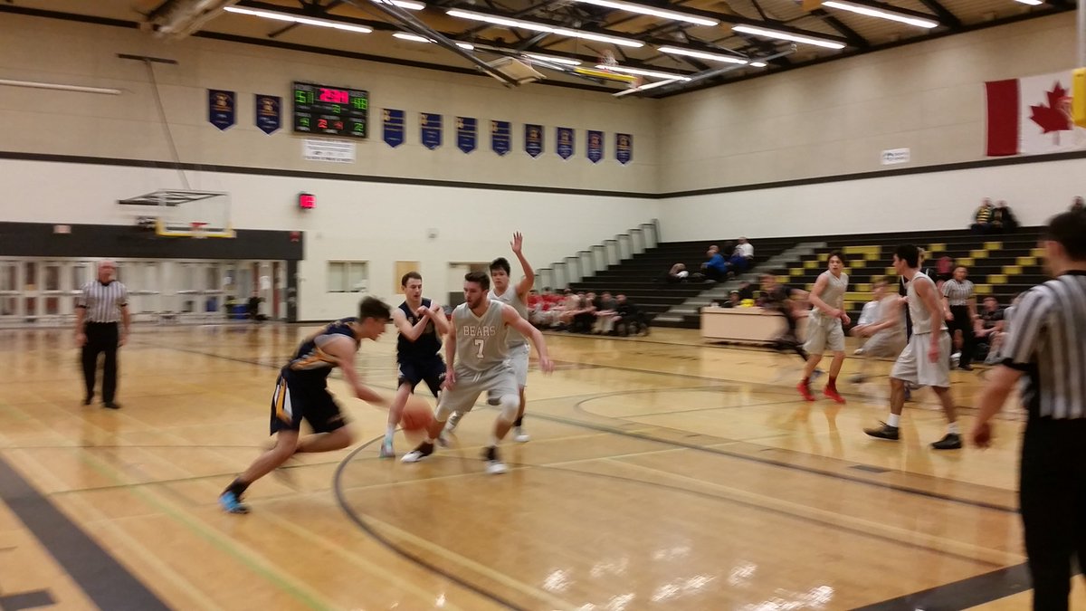 Brokespokane's tweet photo. @MBSSBears had a close game last night against Salmon Arm for the win! #gobearsgo. https://t.co/505VDl8a0L
