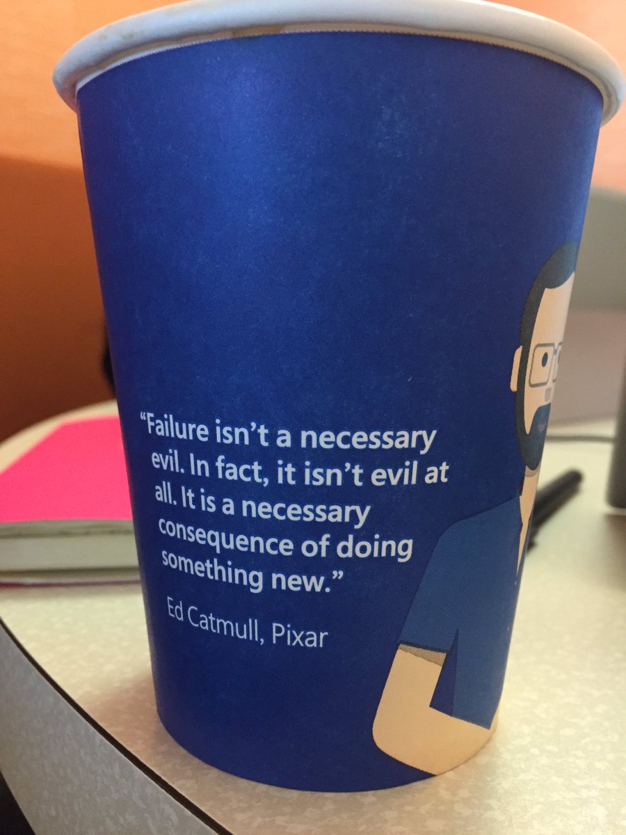 RobynHrivnatz's tweet photo. #ncce2016 Failure isnt a necessary evil. It is a NECESSARY consequence of doing something new. #MIEExpert https://t.co/e63HhffBJB