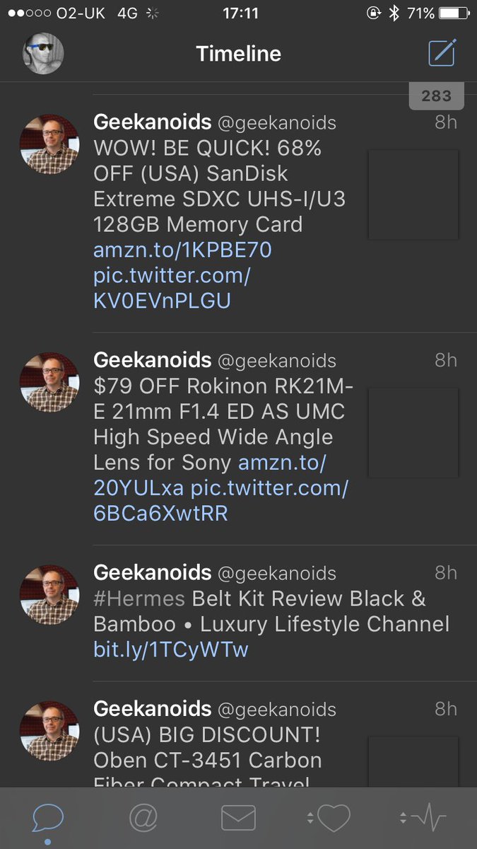 deans6571's tweet image. @geekanoids You’re making my Twitter timeline look like an eBay listing 😕 #toomanyposts