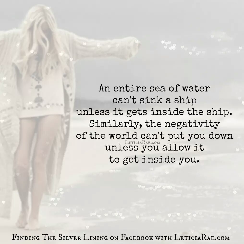 LeticiaRaeFTSL's tweet photo. The negativity of the world can't put you down unless you allow it. #quotes #positivity #whatyouallow https://t.co/MebXZIu1EF