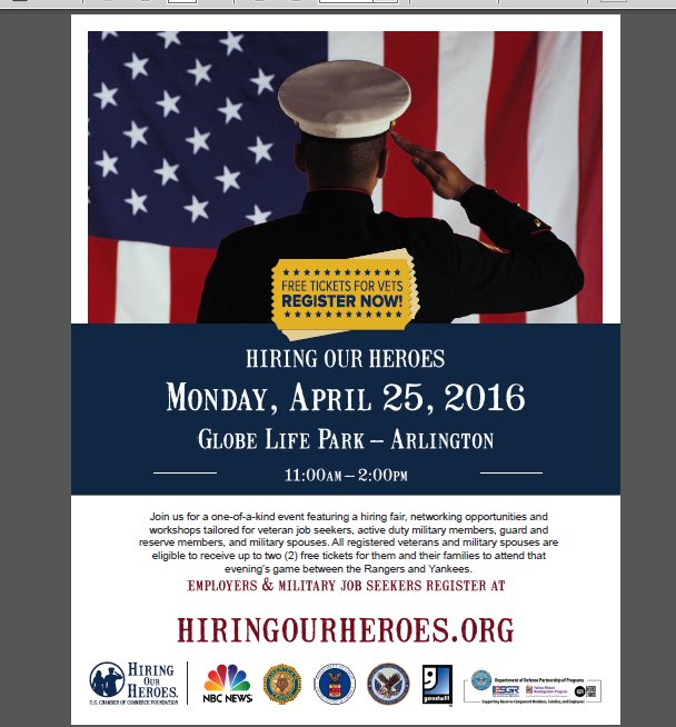 PostFw's tweet image. #fortworth #dallas #arlington #veterans #family #jobfair