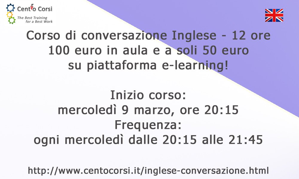 cento_corsi's tweet photo. #formazione #offerta #iscriviti https://t.co/zQK196FlU8
