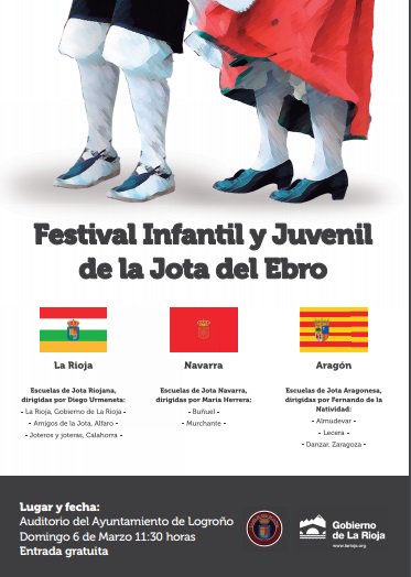 lariojaorg's tweet photo. El Festival Infantil y Juvenil de la Jota del Ebro se celebrará el domingo 6 de marzo https://t.co/5vyUAhrssp https://t.co/Ha9zqbUDoW