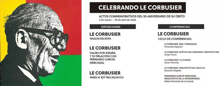 alejnp's tweet photo. "Celebrando Le Corbusier" 50 años de su óbito #COAAragon Del 3 de marzo al 30 de abril https://t.co/Ee0GhoaDOd