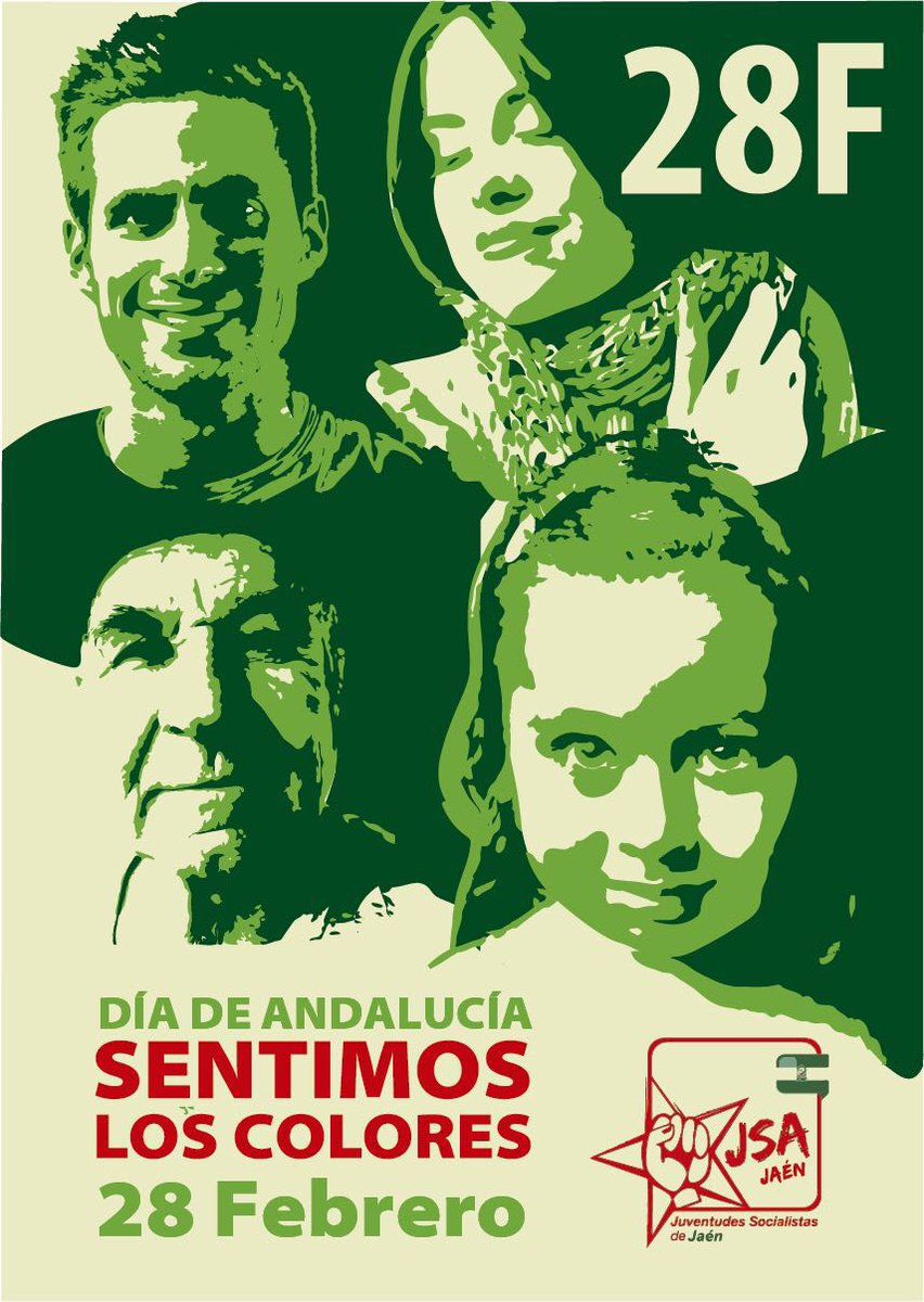 JSAJaenCep's tweet photo. El #28F reivindicamos nuestra identidad como andaluces/as, territorio ejemplo d lucha y superación #SienteTusColores https://t.co/V1S29tTydT