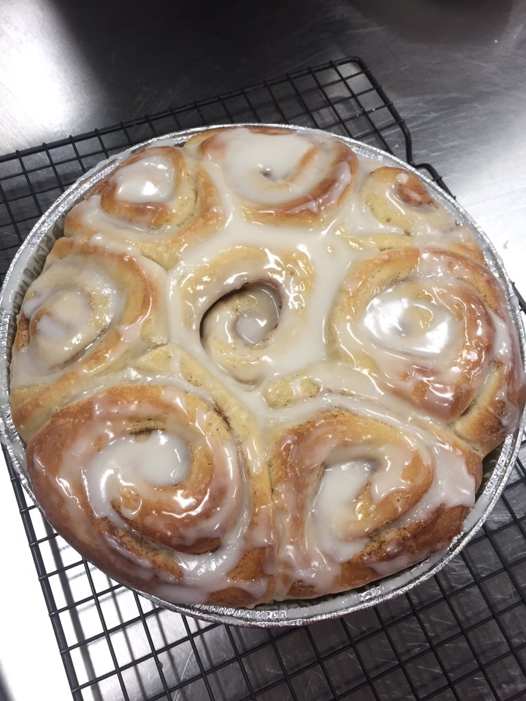 mrsmorganjhs's tweet photo. Today...baking homemade cinnamon rolls. Students did a great job! https://t.co/vlS8Ro5gwd