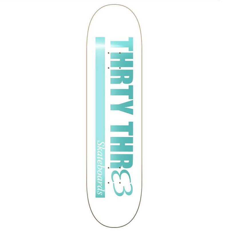 33skateboards's tweet photo. Dropping Spring 2016. Sizes 8.0" and 8.125", one of a few new graphics. #thrtythree #skateboards https://t.co/8t44FhjH6J