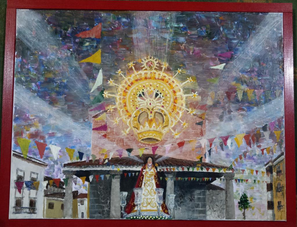 CoronacionVacas's tweet photo. Este es el cuadro ganador del concurso de pintura. Esta obra anunciará la Coronación @VirgenVacas del 7 de mayo 2016 https://t.co/vem66gH0Ze