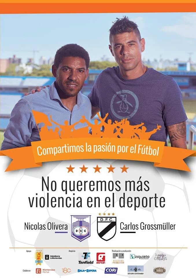 lavozdeltuerto's tweet photo. Movida de @DefensorSpClub y @DanubioFC. 
Por un partido sin violencia. https://t.co/6S2nTSSwic