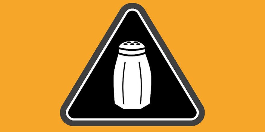 CSPI's tweet image. A5 NYC’s sodium warning label alerts customers to restaurant foods with 2,300+ mg of sodium. #FoodFri #WatchTheSalt