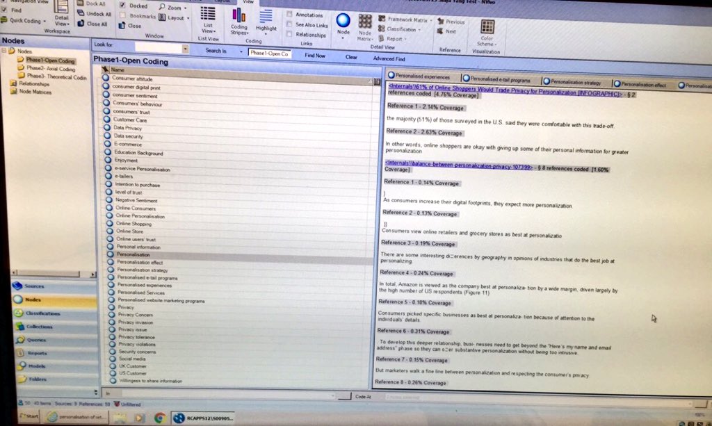 shiya46200571's tweet image. Spent whole day #regentsuni on #Nvivo still on phase1- #opencoding 😅 #dataanalytics #researchproject #bigdata