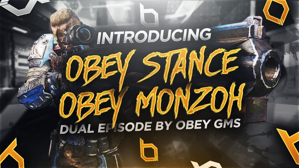 ObeyAlliance's tweet image. RETWEET! INTRODUCING OBEY STANCE &amp;amp; OBEY MONZOH BY OBEY GMS TONIGHT ON OBEY!