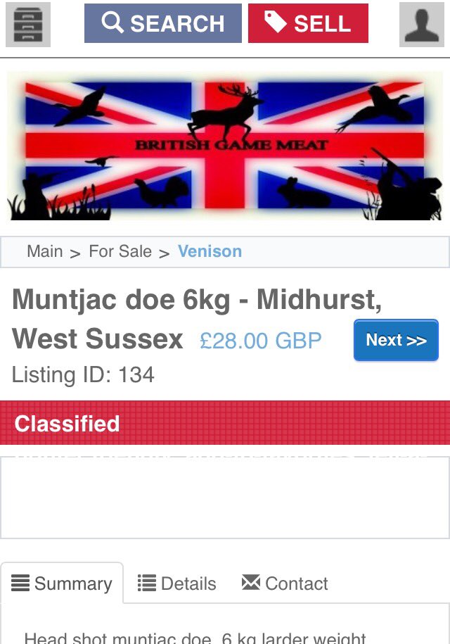 (New listing)-Venison For Sale Midhurst, West Sussex- if you haven't registered yet... BritishGameMeat.co.uk