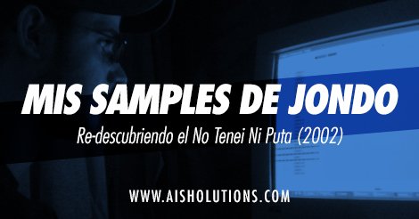 bit.ly/missamples-jon… Volvamos a 2002 y repasemos los samples que use en aquel "No Tenei Ni Puta" de <a href="/JONDOoficial/">JONDO</a>