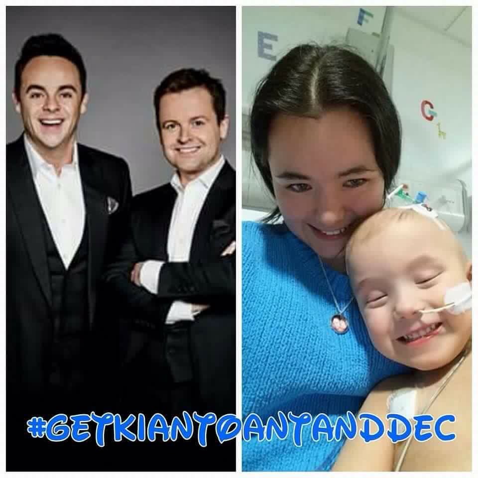 teacherCate1's tweet photo. Come on @antanddec , if @SimonCowell can do it surely you can help a fellow Geordie?! #getKiantoAntandDec https://t.co/7kwGOoCeUu