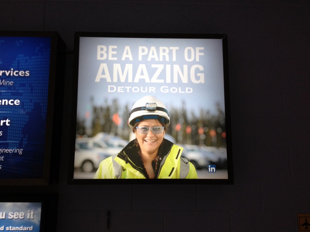 logikalcode's tweet image. At the #Timmins airport (YTS)? Check out the ad we created for our friends at Detour Gold! #ItsOnlyLogikal