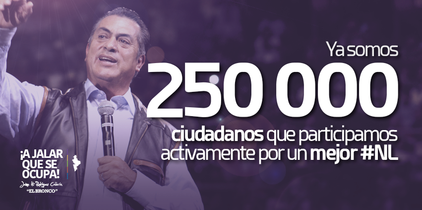 JaimeRdzNL's tweet photo. Gracias por seguirme y estar al pendiente de lo que hacemos en #NuevoLeón. Juntos vamos a sacar adelante el Estado https://t.co/lIR697qG4U
