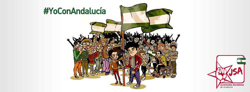 JSALaIruela's tweet photo. Luchamos por ella, nos encanta Andalucía #SienteTusColores #YoConAndalucia  @JSAJaenCep https://t.co/rVWnjPANF5