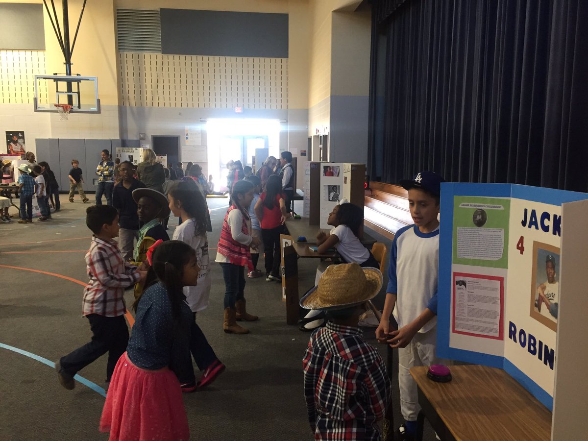 Cooper students participating in the Historical Wax Museum. <a href="/CooperElem/">Milton Cooper Elementary</a> <a href="/SpringISD/">Spring ISD</a>