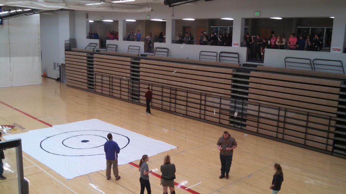Red wing celebration paper airplane at target!