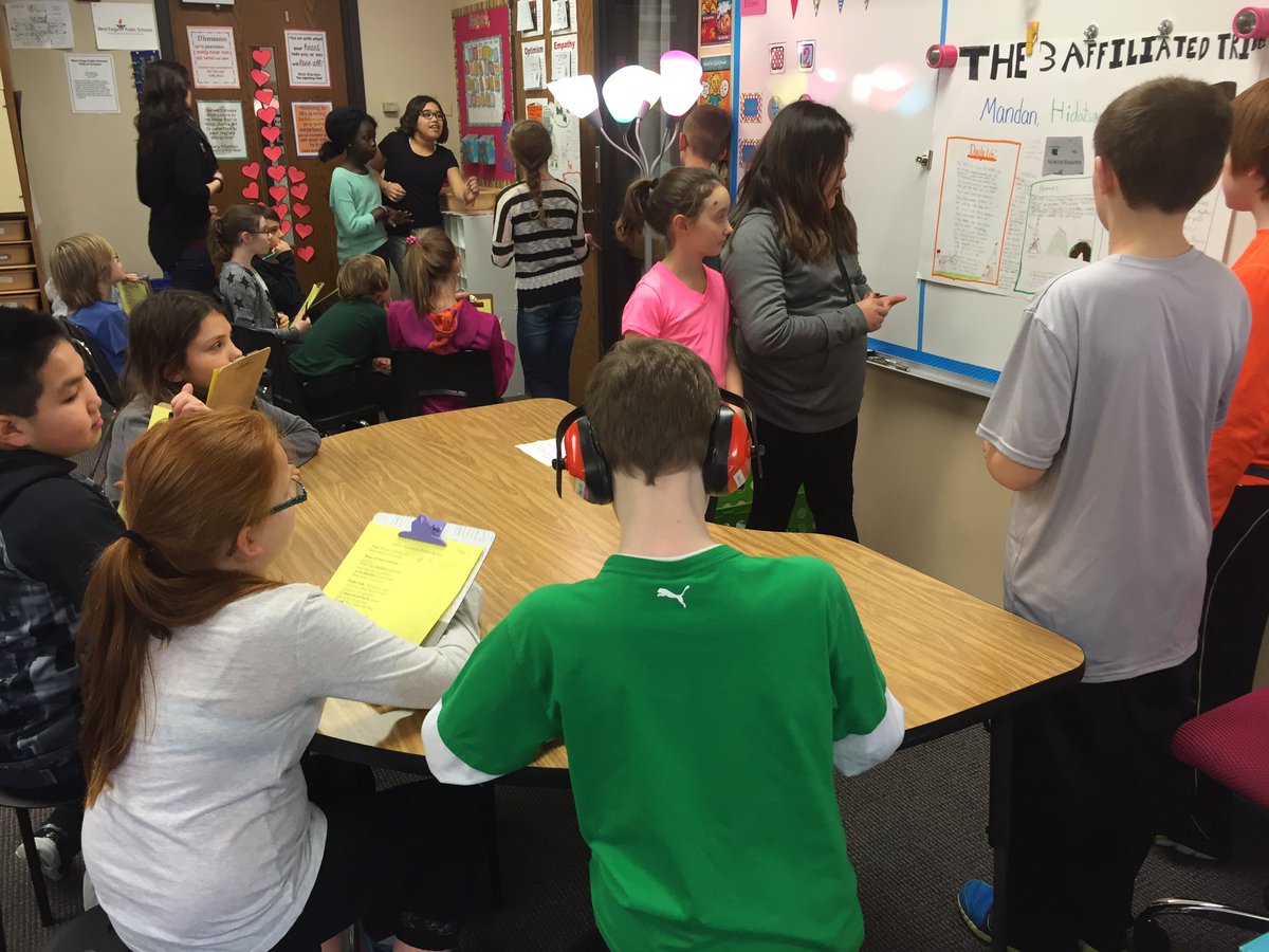 Teamed up with <a href="/4weisenberger/">Betsy Weisenberger</a> to present Native American information while providing positive feedback! #wfpslearns