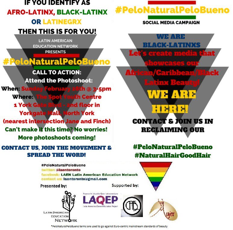 LAEN_ON's tweet photo. PHOTOSHOOT SUNDAY FEBRUARY 28, 2016 for Black-Latinxs, Afro-Latinxs and Latinegrxs! https://t.co/aqvOQsIHdG https://t.co/9ohcDsVh4X