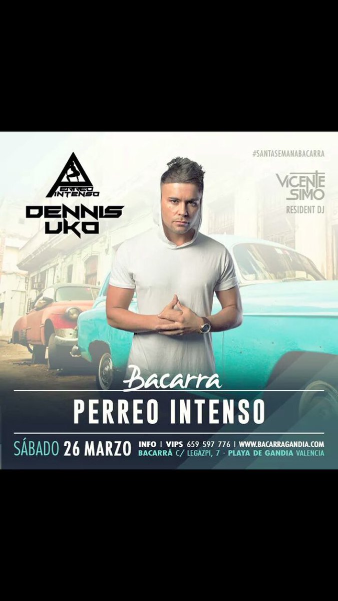 Esta Semana Santa os espero a todos en #Bacarra. #playadeGandía