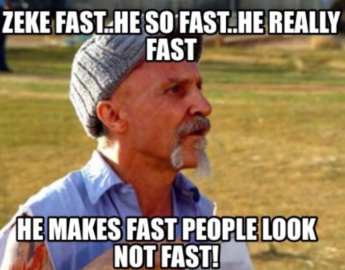 DMPPatrick's tweet image. @EzekielElliott #NFLCombine #hefast