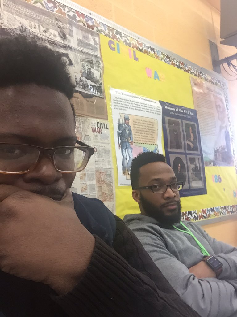 ragholson's tweet photo. @ragholson #baltpdx we enjoyed edcamp... Like our students we just pretend to be tough.. Lol https://t.co/Lb4soaVlcQ