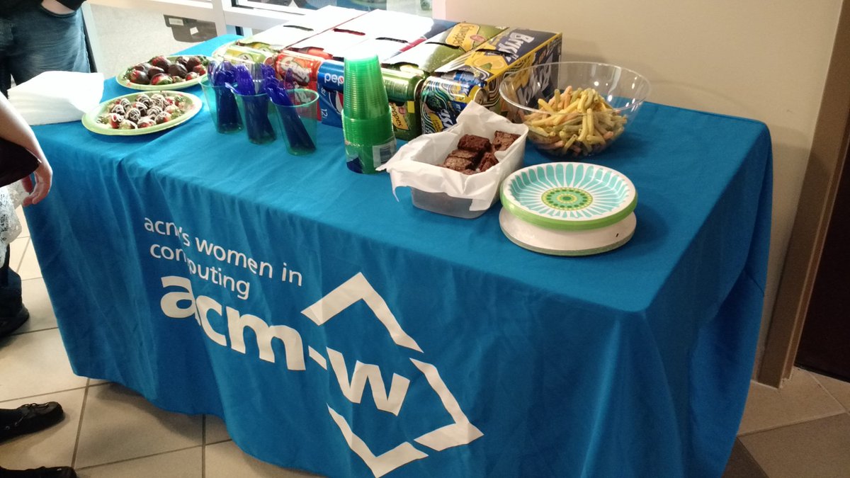 ACM_Women's tweet image. Don&apos;t forget to join #acmwCLT after Dr. Patty Lopez&apos;s talk! At the tutoring center!